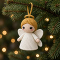 Crochet angel Christmas ornament