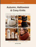 Autumn, Halloween & Cosy Knits knitting pattern book cover