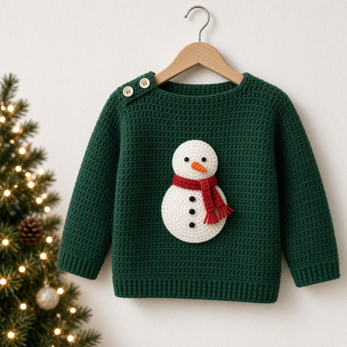 Baby Christmas Jumper, crochet pattern, photo 2