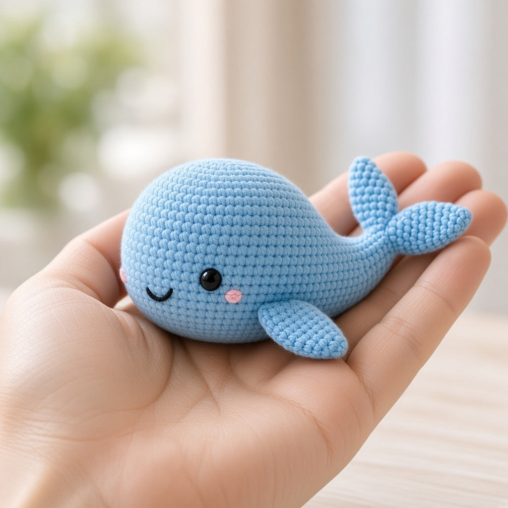 Easy Beginner Whale, crochet pattern, photo 3