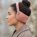 Behind the Head Ear Warmer, crochet pattern