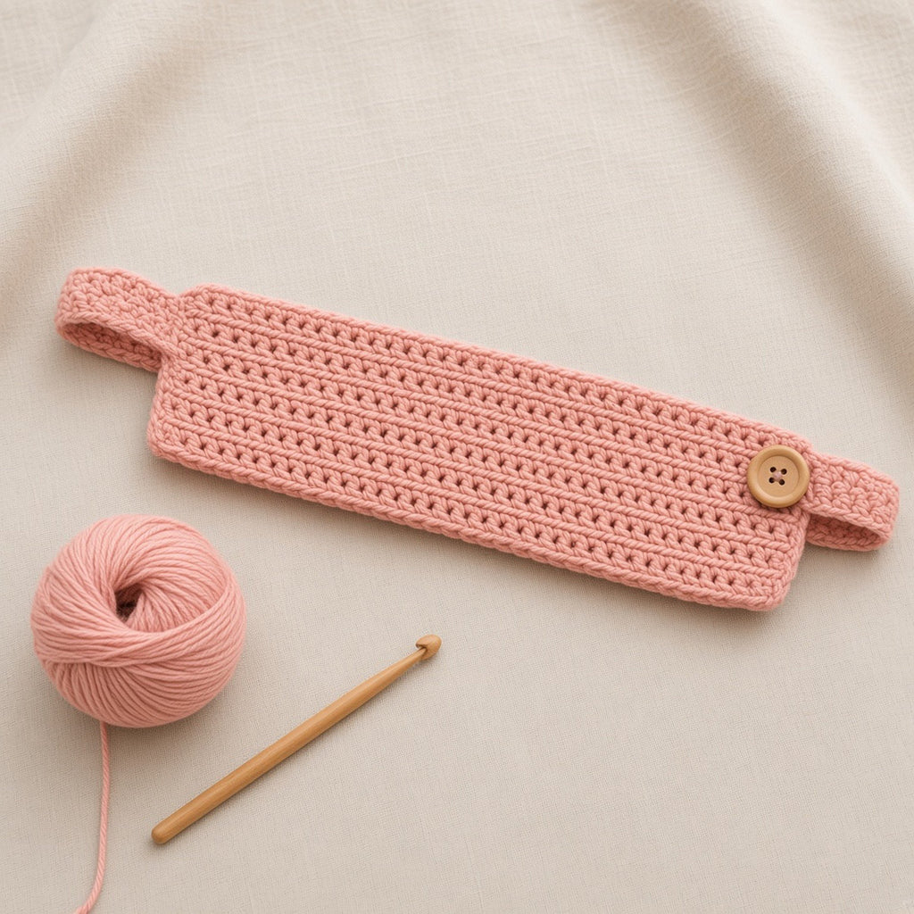 Behind the Head Ear Warmer, crochet pattern, photo 3