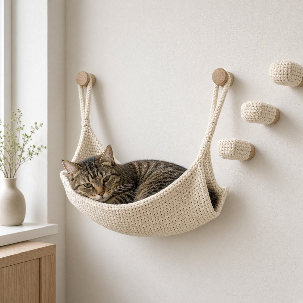 Cat Hammock, crochet pattern