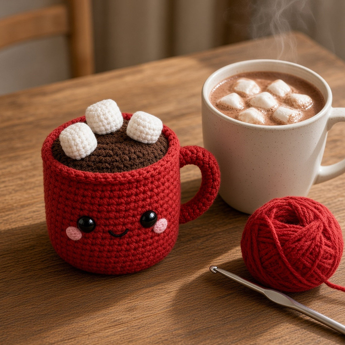 Hot Cocoa Mug, crochet pattern, photo 2