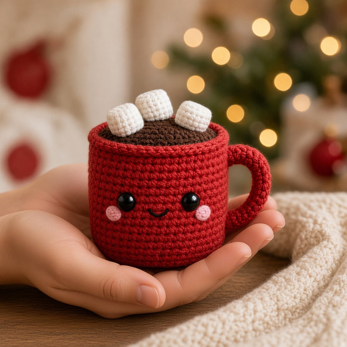 Hot Cocoa Mug, crochet pattern, photo 3