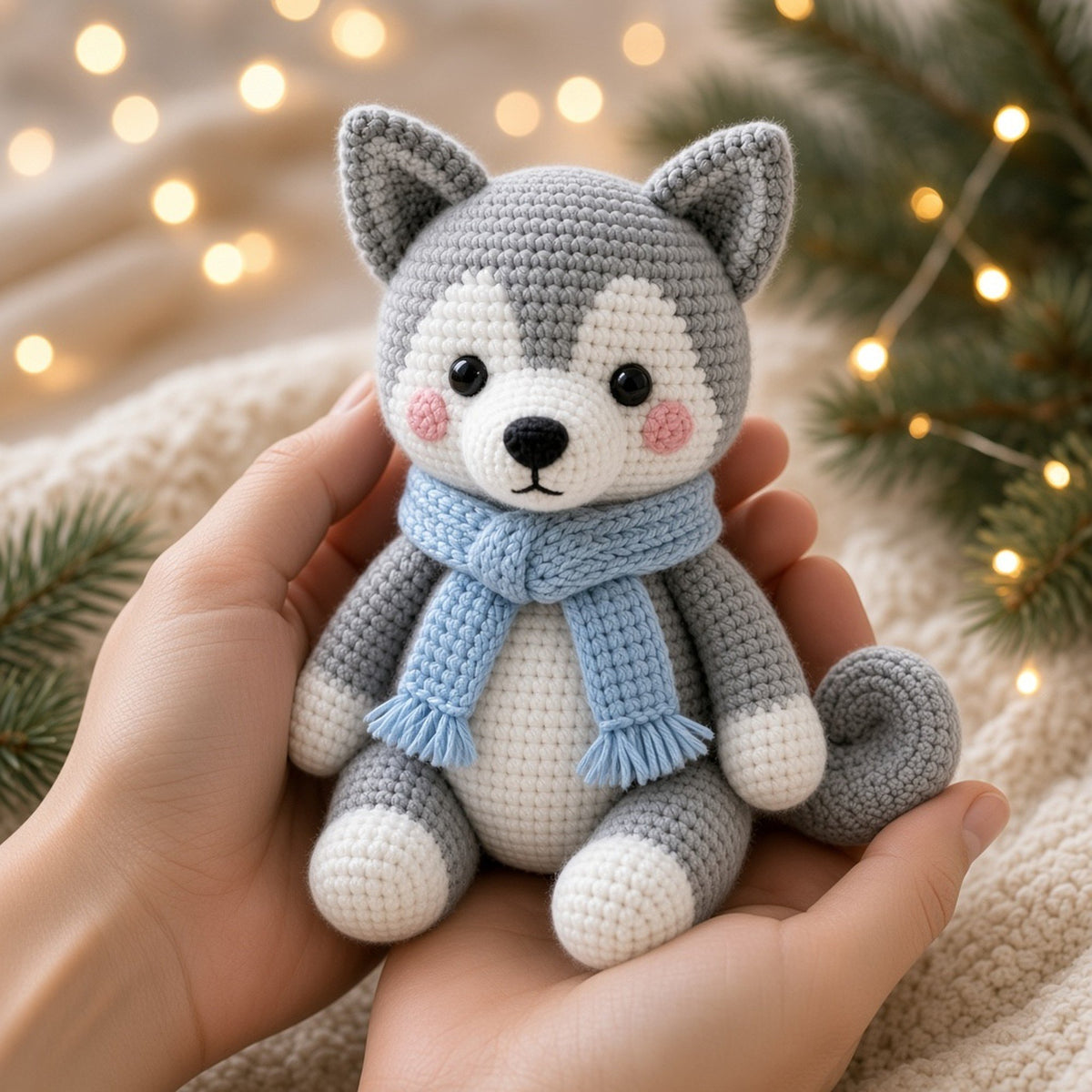 No Sew Husky with Scarf, crochet pattern, photo 3