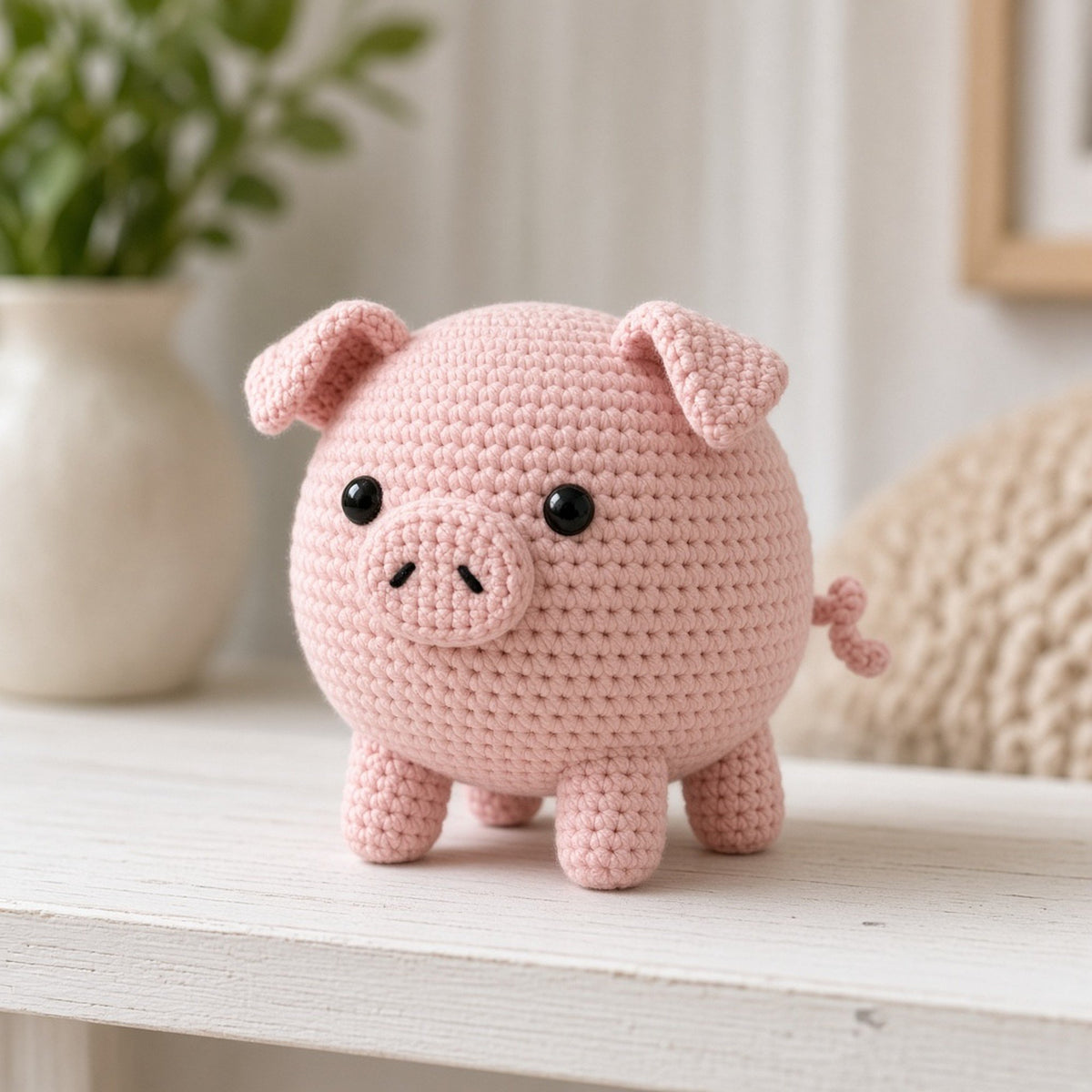 One Skein Piglet, crochet pattern