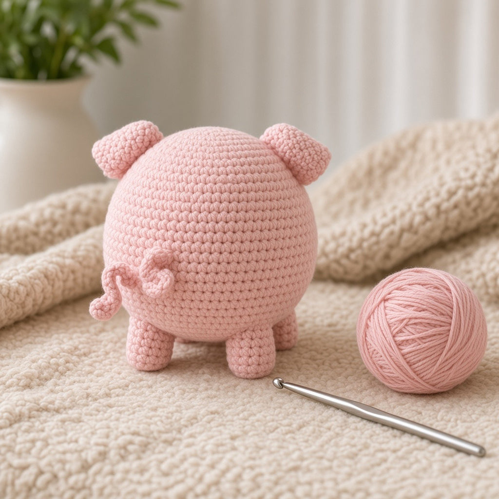 One Skein Piglet, crochet pattern, photo 2