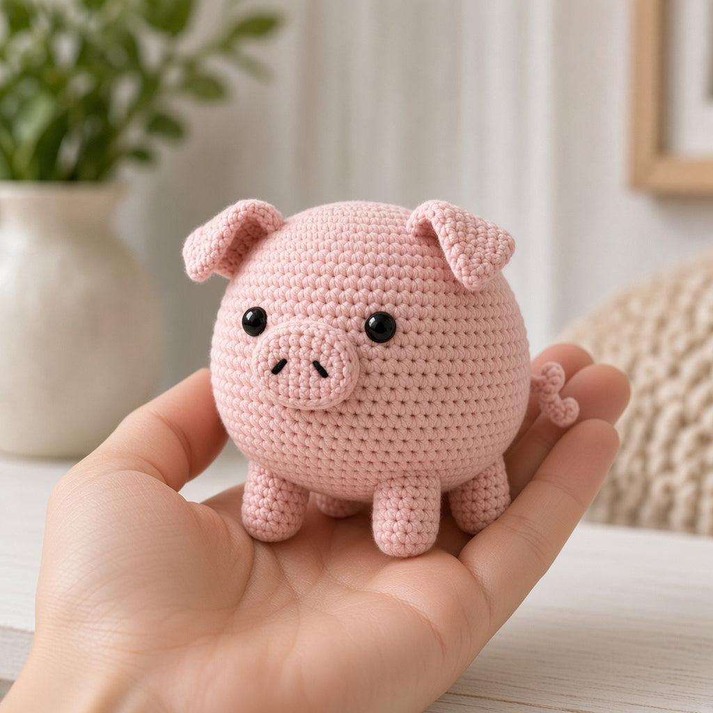 One Skein Piglet, crochet pattern, photo 3