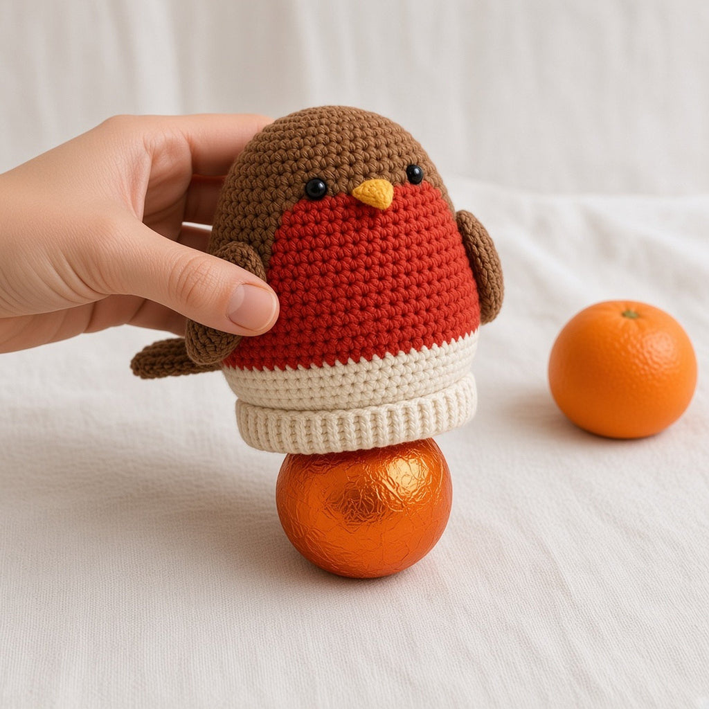 Robin Chocolate Orange Cover, crochet pattern, photo 3