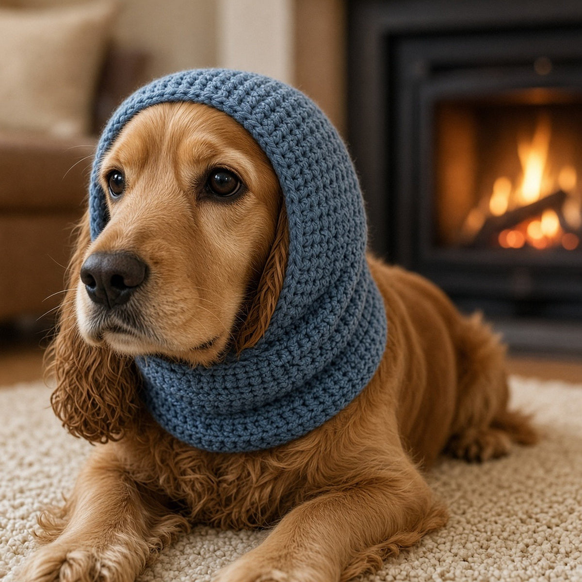 Small Dog Snood, crochet pattern, photo 2