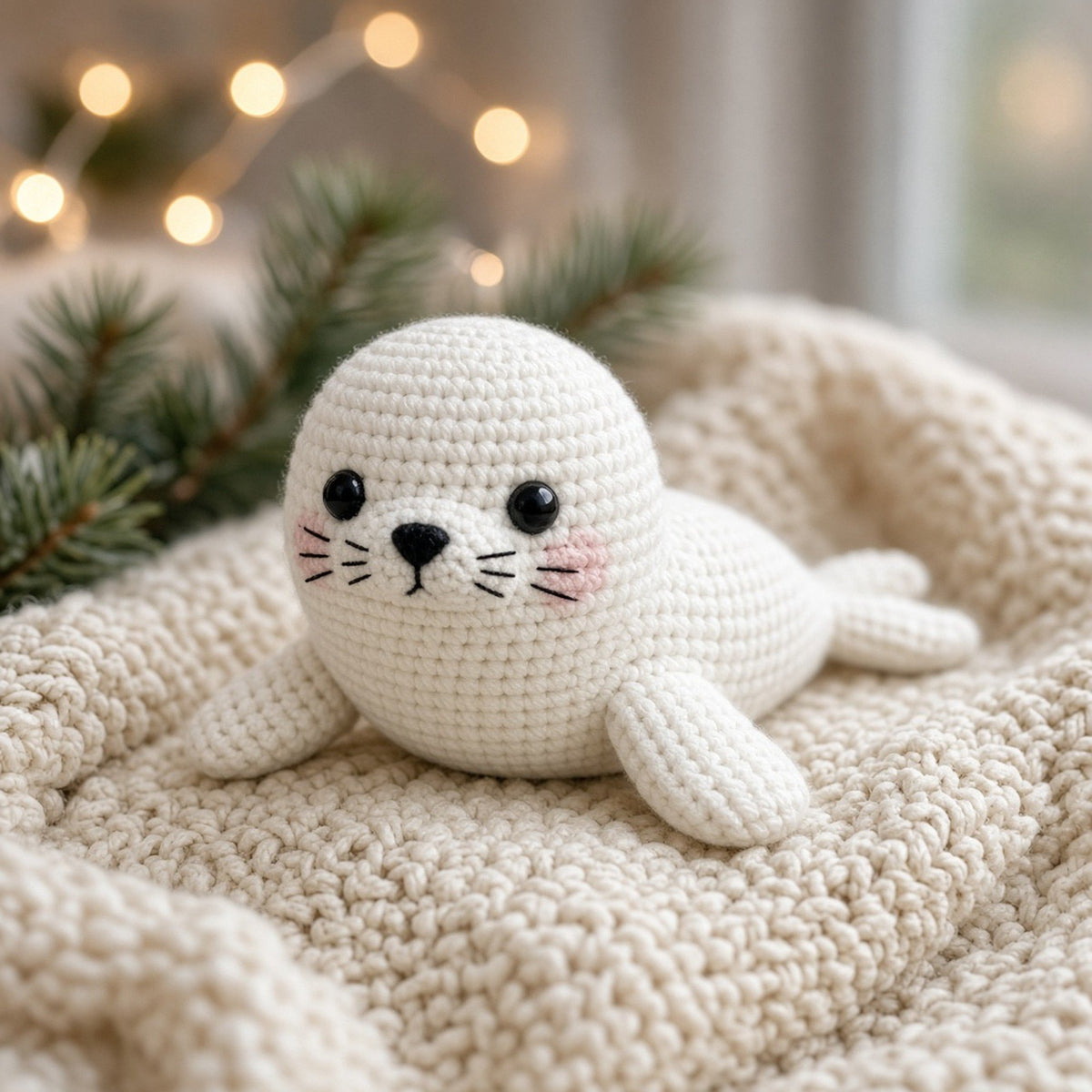 No Sew Seal Pup, crochet pattern