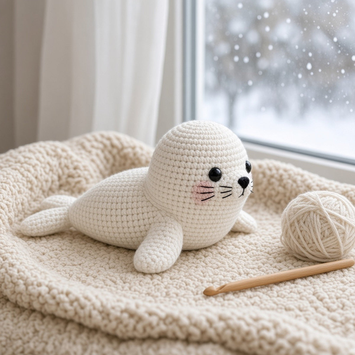 No Sew Seal Pup, crochet pattern, photo 2