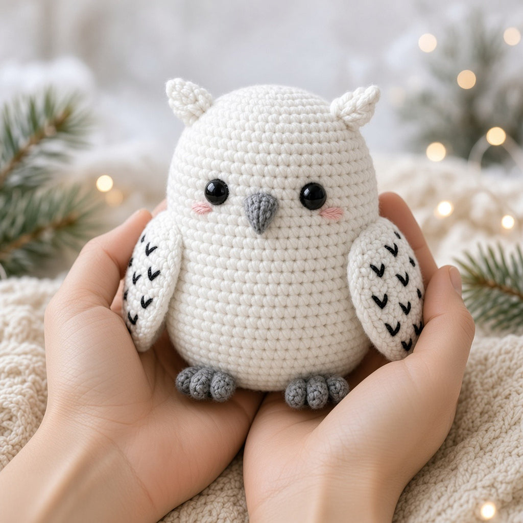 No Sew Snowy Owl, crochet pattern, photo 3