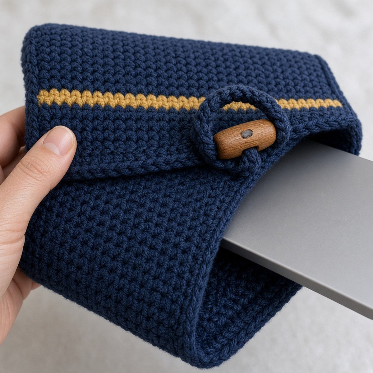 Tablet and Laptop Sleeve, crochet pattern, photo 3