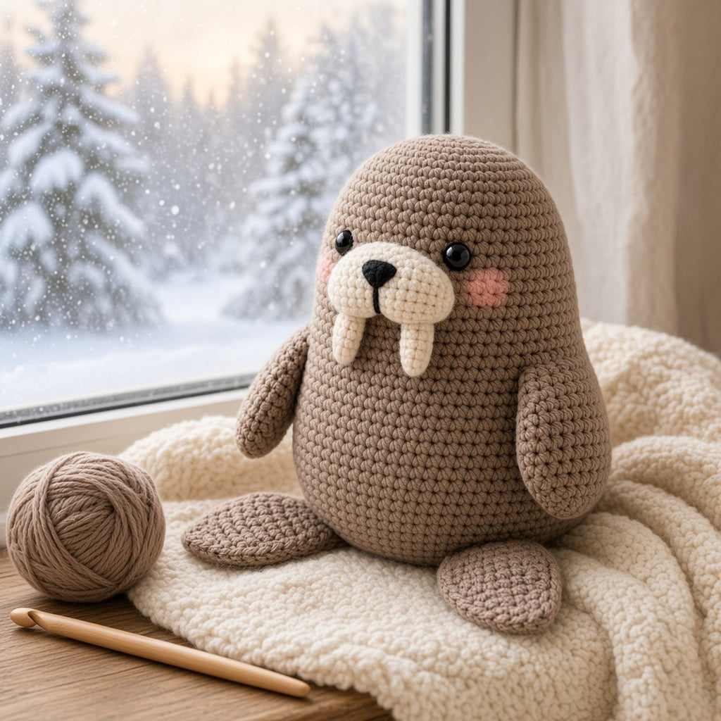No Sew Walrus, crochet pattern, photo 2