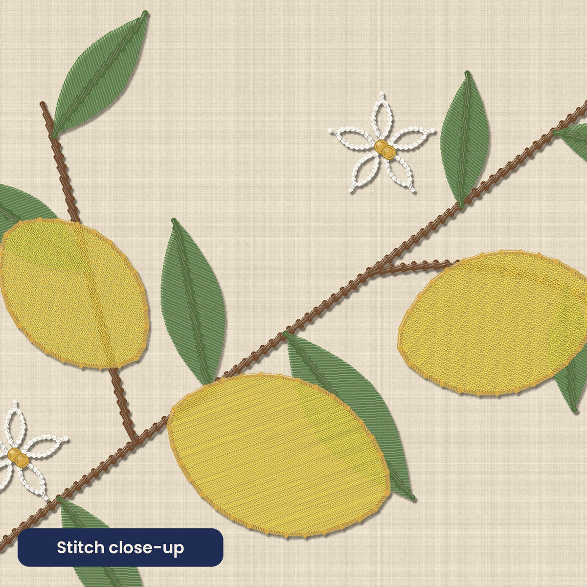 Lemon Branch Botanical, embroidery pattern, photo 3
