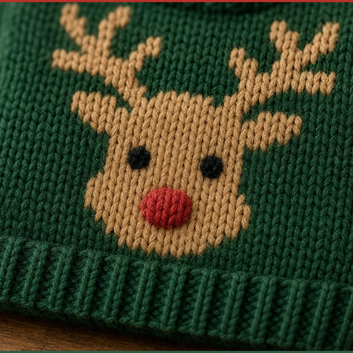 Mini Christmas Jumper Ornament, knitting pattern, photo 4