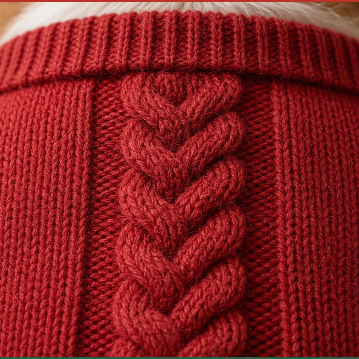 Cable-Knit Dog Jumper, knitting pattern, photo 4