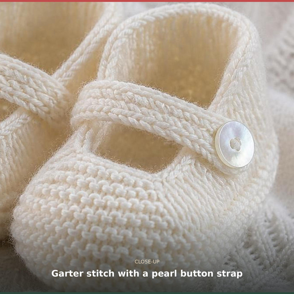 Vintage Baby Booties, knitting pattern, photo 5