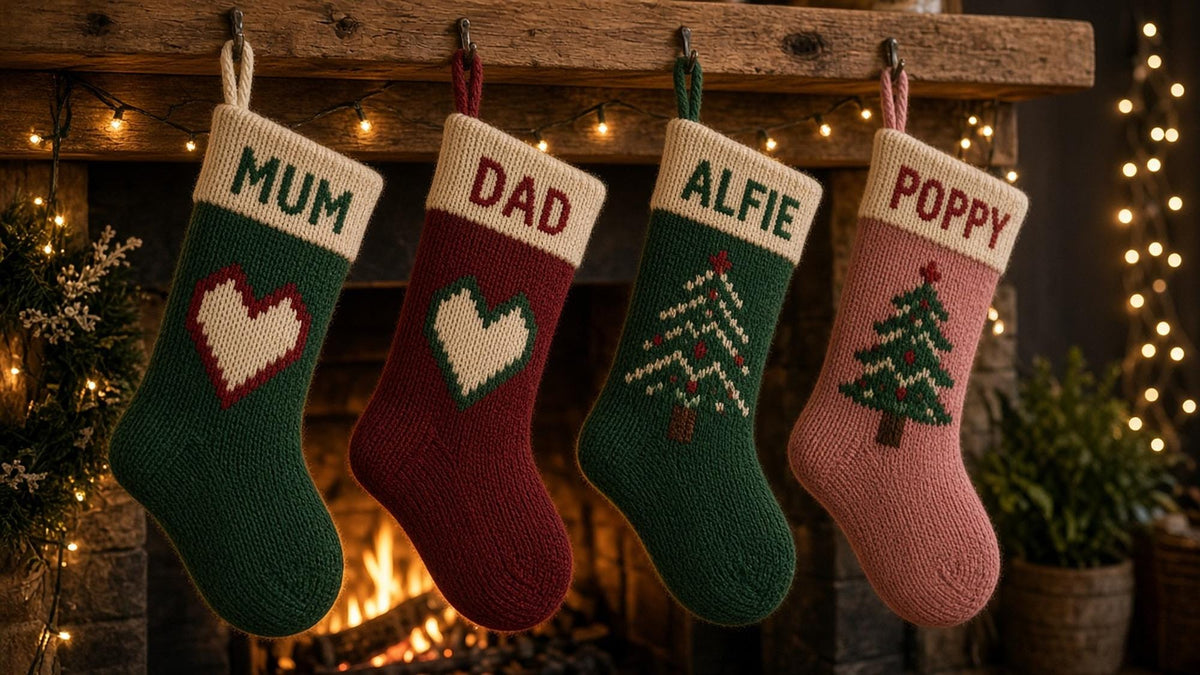 Christmas Stocking with Name, knitting pattern, photo 2