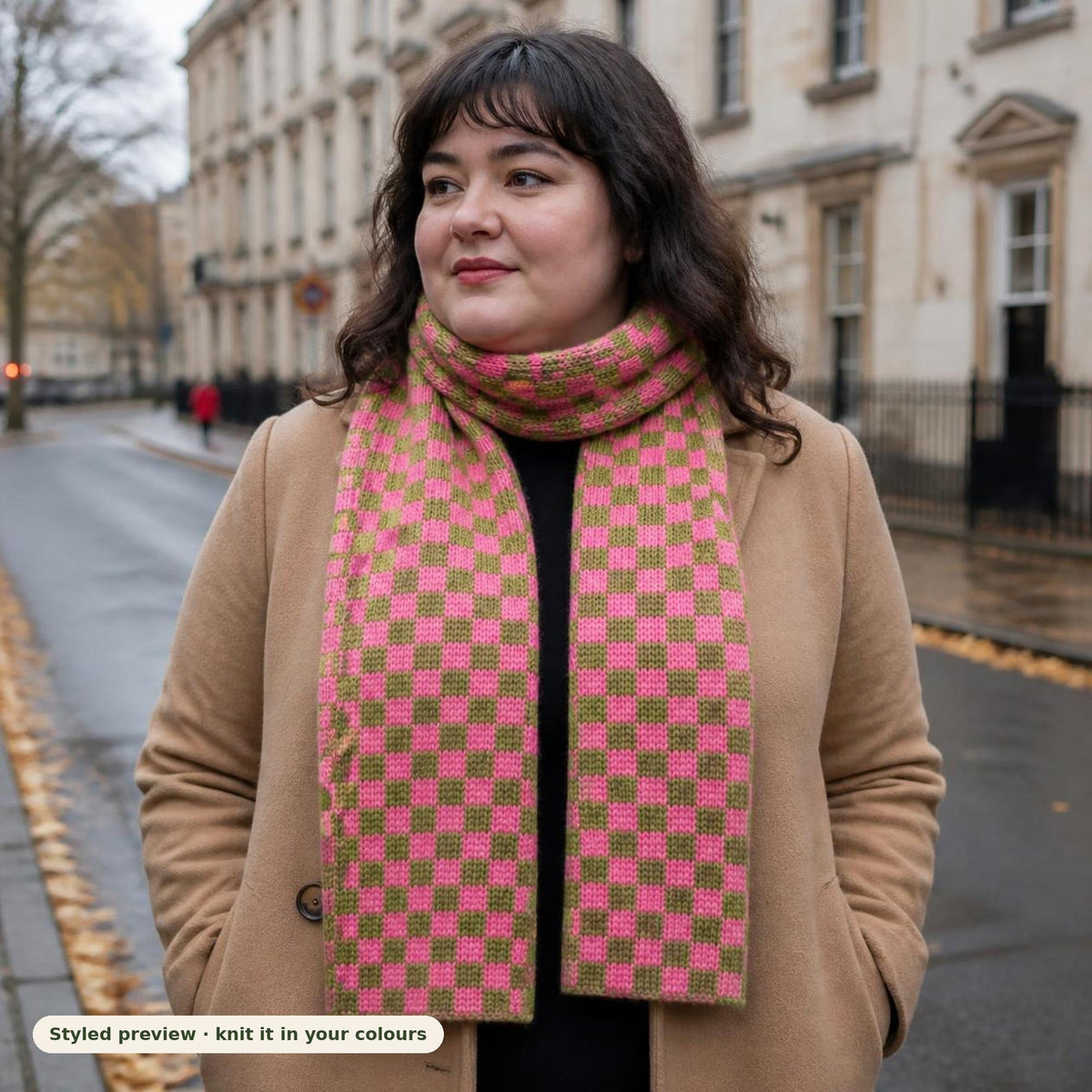 Tube Scarf, knitting pattern, photo 2