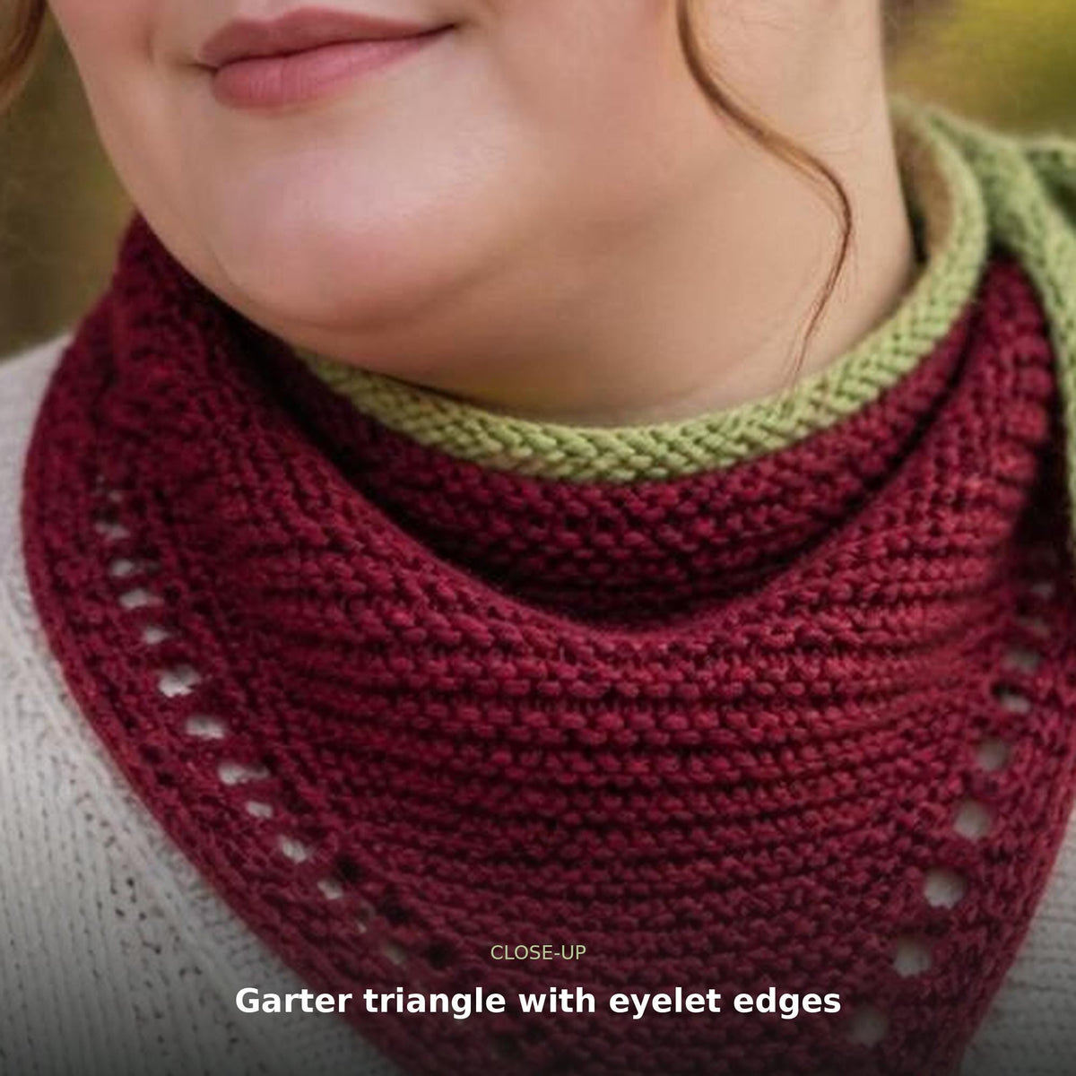 Bandana Scarf, knitting pattern, photo 3
