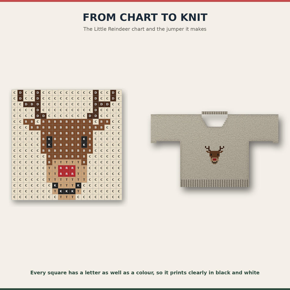 Baby Christmas Jumper, knitting pattern, photo 5