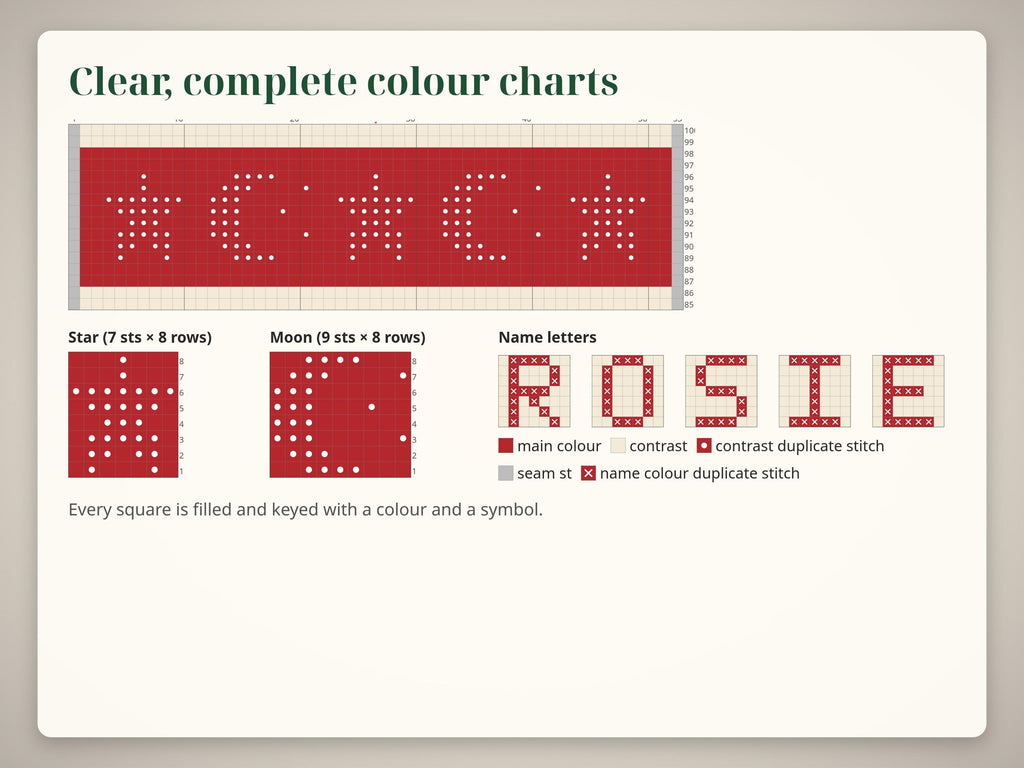 Baby's First Christmas Stocking, knitting pattern, photo 4