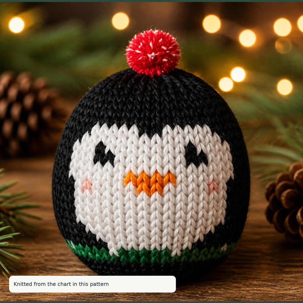 Penguin Chocolate Orange Cover, knitting pattern, photo 2