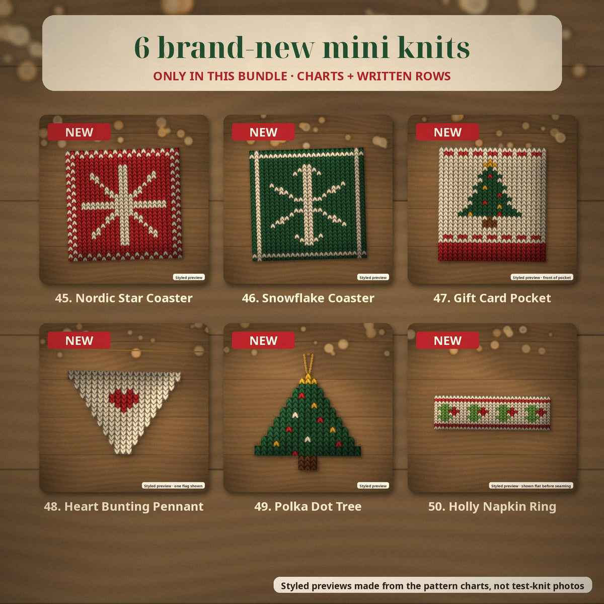 Christmas Knitting Patterns Bundle of 50 PDF, photo 4