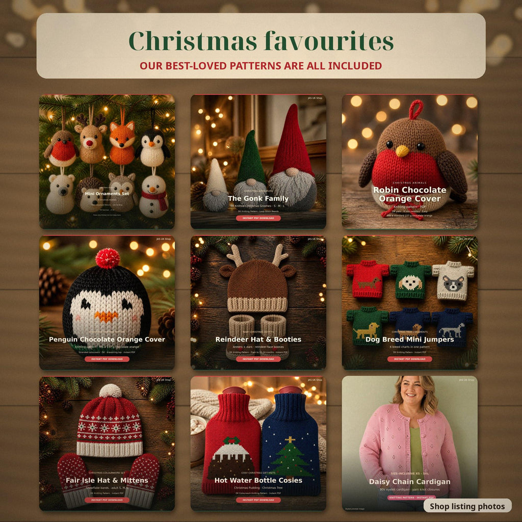 Christmas Knitting Patterns Bundle of 50 PDF, photo 5