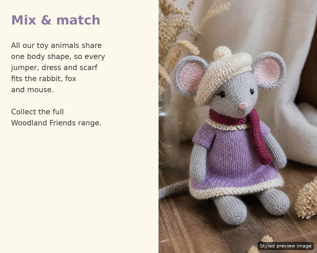 Mouse, knitting pattern, photo 4