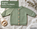 Baby Raglan Cardigan, knitting pattern