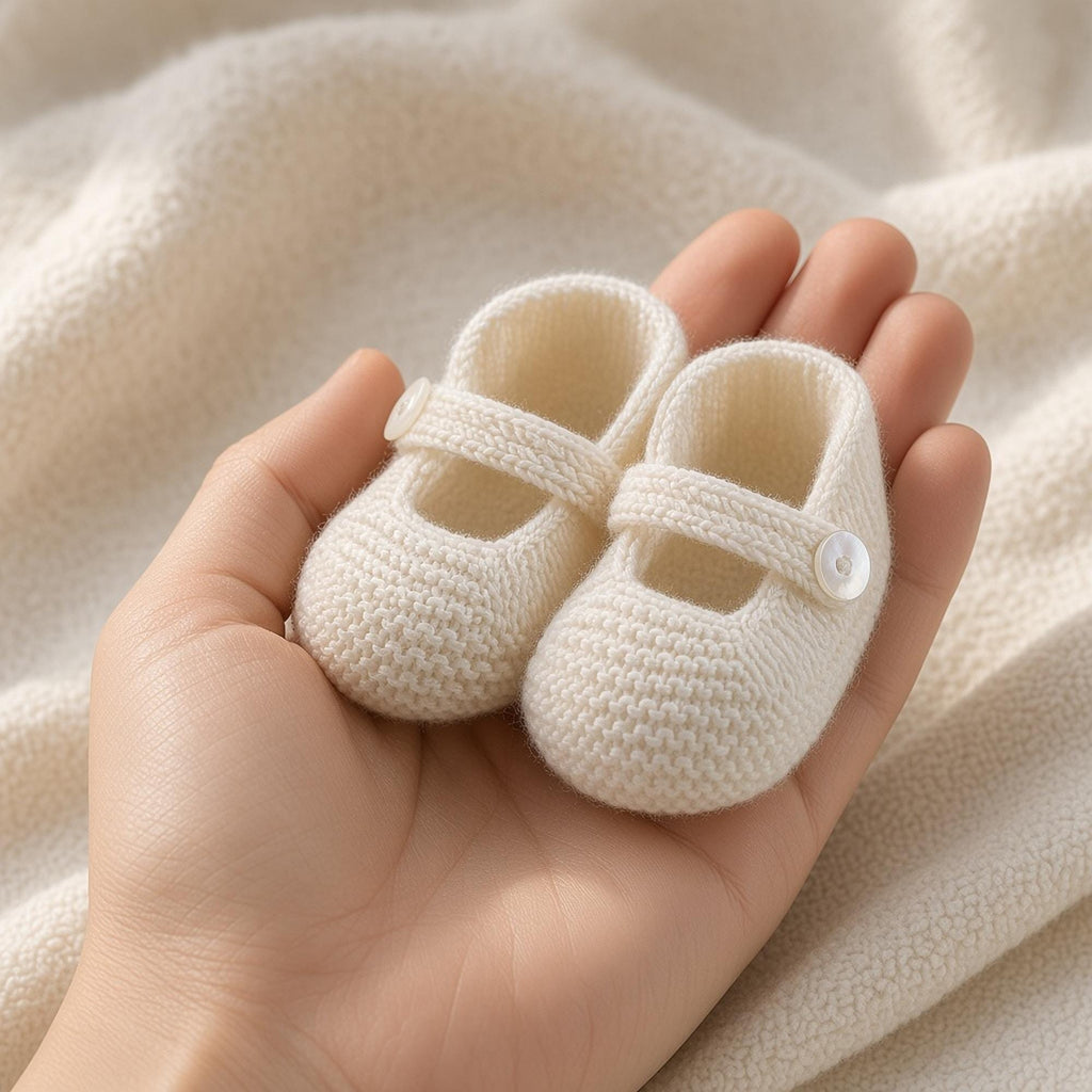 Vintage Baby Booties, knitting pattern