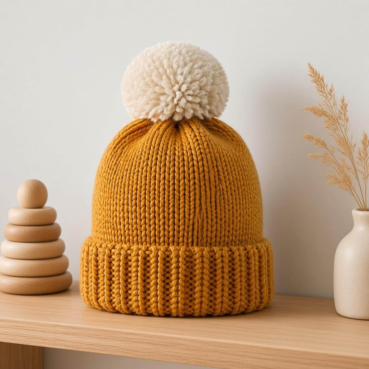 Baby Bobble Hat, knitting pattern